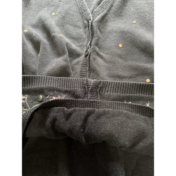 Alfred Dunner Safari Giraffe Sequin Embroidered‎ 2 Piece Cardigan Sweater XL VTG - Picture 10 of 11